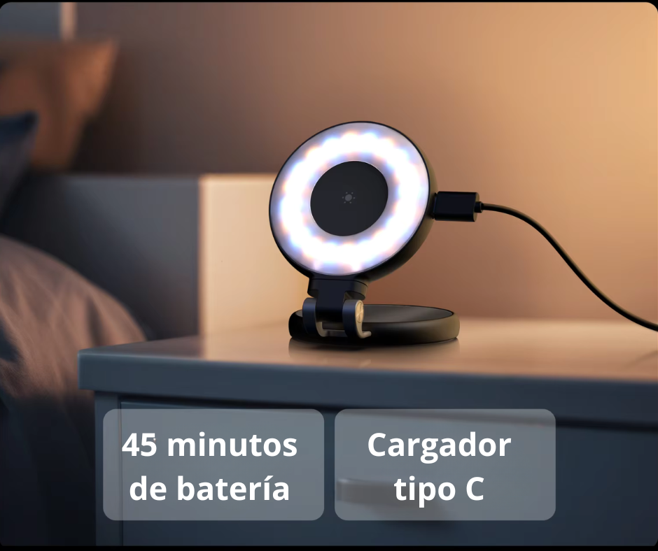 Luz magnética LED + Espejo TELESIN